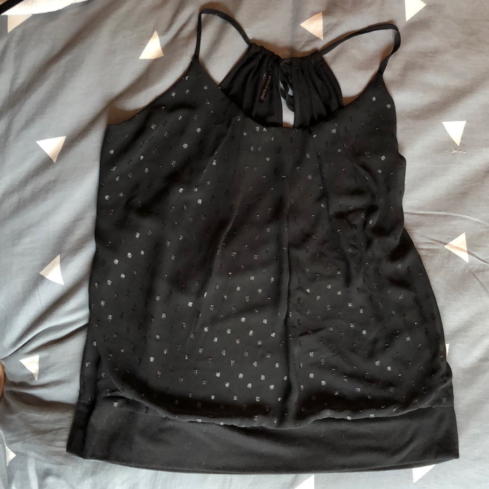Maurices Black Tank Top Blouse size 0 (XL)